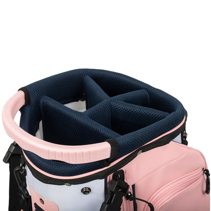 XXIO Lady Stand Bag-White/Navy/Pink - ゴルフ(GOLF) - ゴルフ用品