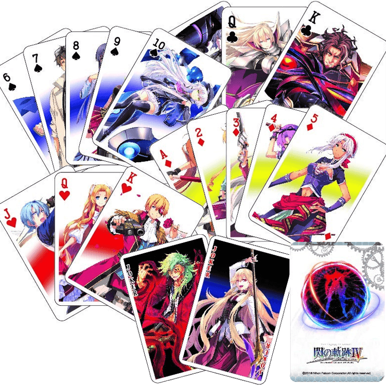 英雄伝説 閃の軌跡IV」オリジナルトランプ | 日本ファルコム 公式サイト