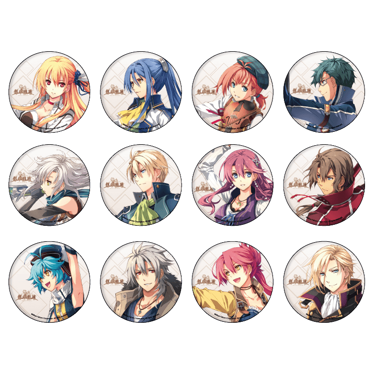 英雄伝説 創の軌跡」缶バッジ（全12種） | 日本ファルコム 公式サイト