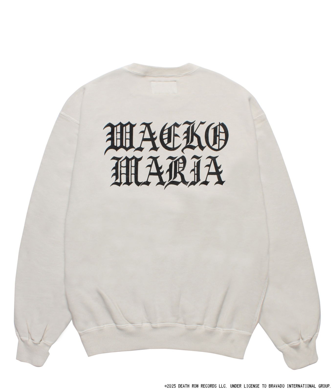 WACKO MARIA (DEATH ROW RECORDS WASHED MIDDLE WEIGHT CREW NECK