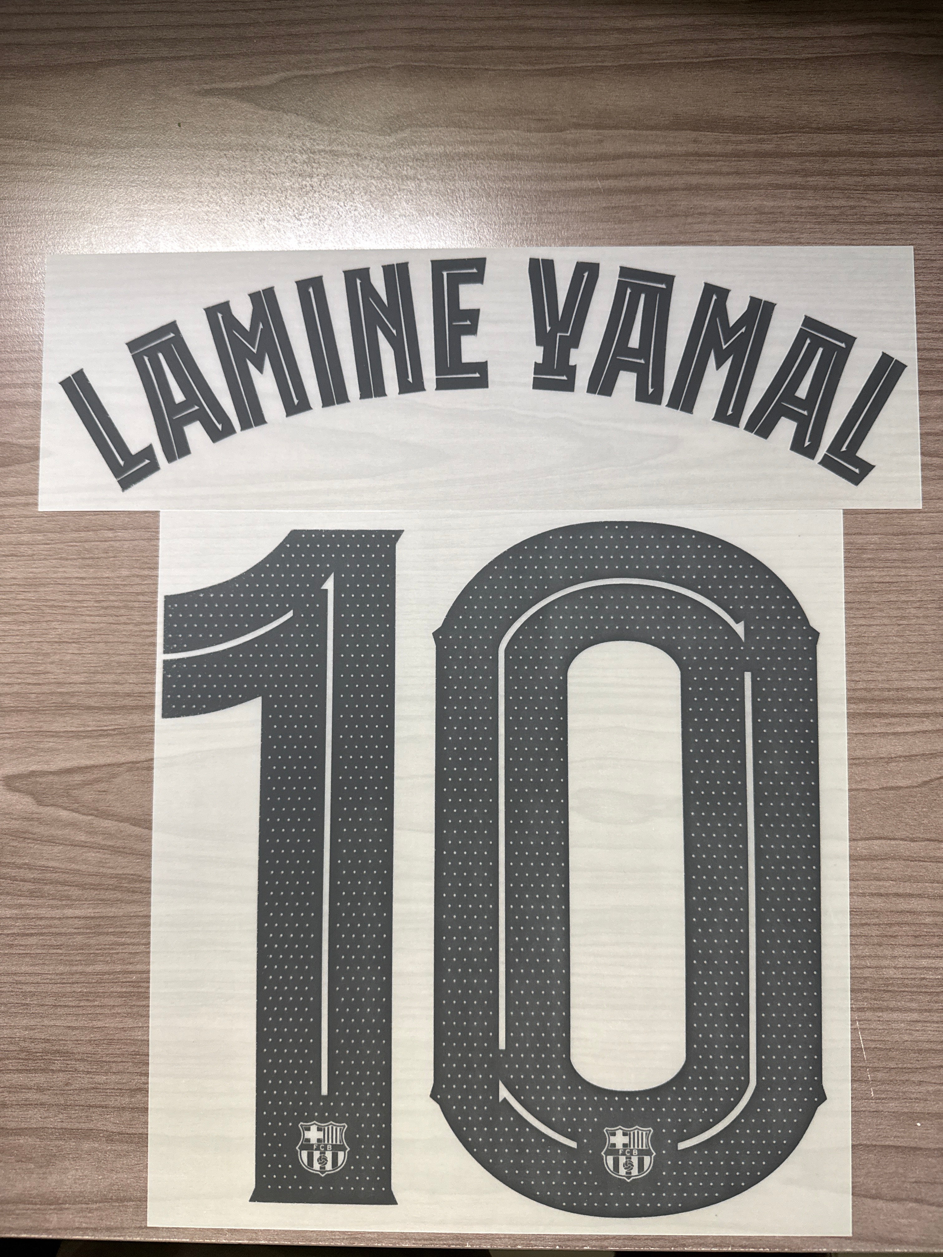 Lamine Yamal #10 Authentic Adult Size Player Size Barça x Kobe