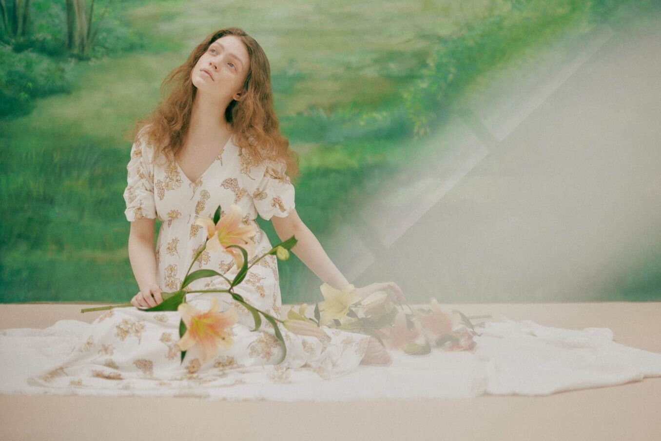 ジェラート ピケ×アルフォンス・ミュシャのルームウェア《花言葉