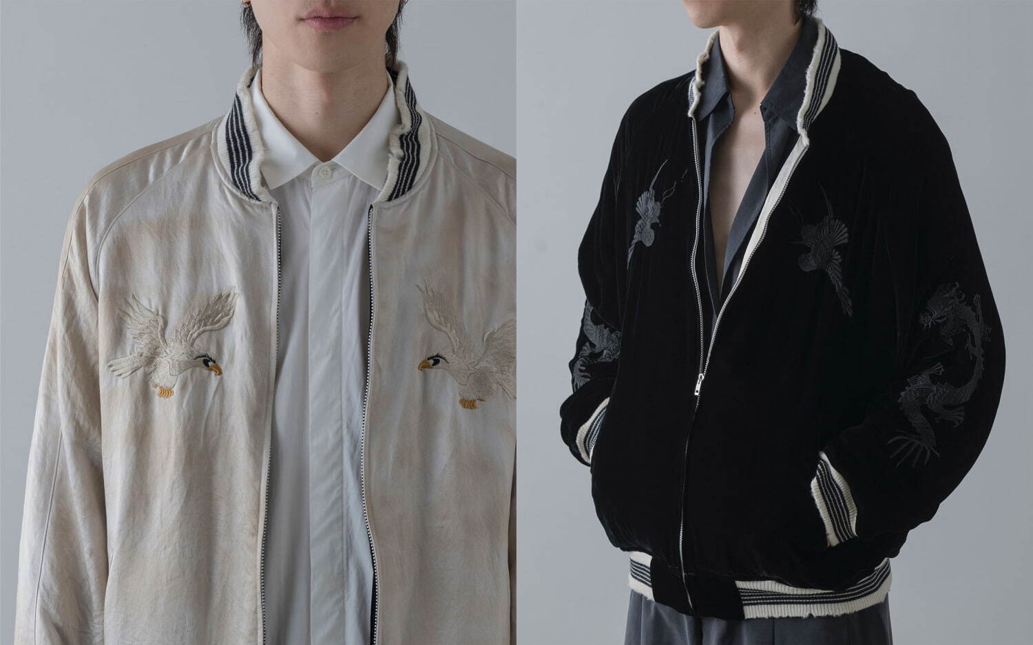 ケイタマルヤマの限定コラボウェア「シュタイン」刺繍入りスカジャンや