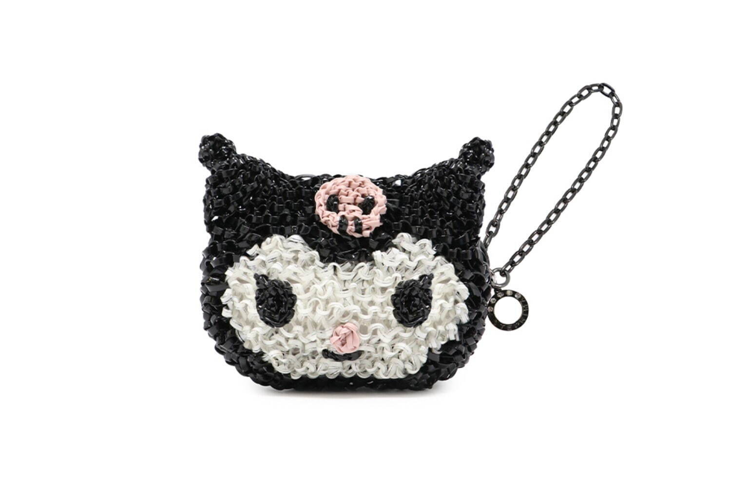 アンテプリマ「クロミ」のワイヤーバッグ、“いたずらスマイル”の