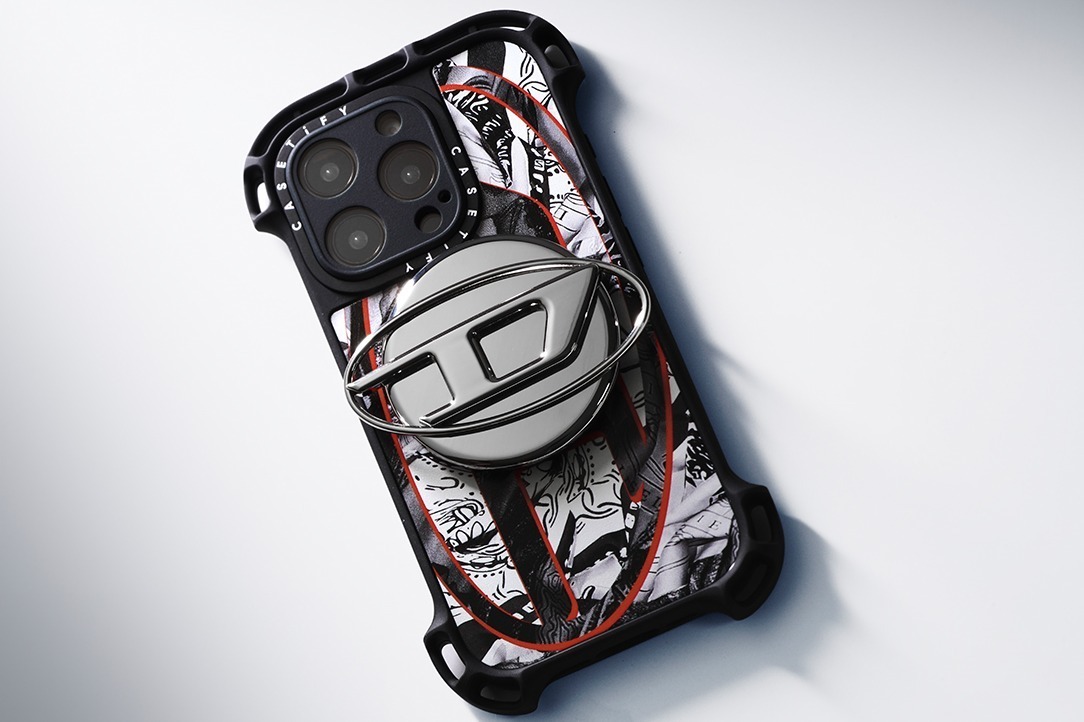 ケースティファイ×ディーゼル、ダメージ加工風スマホケースや“D