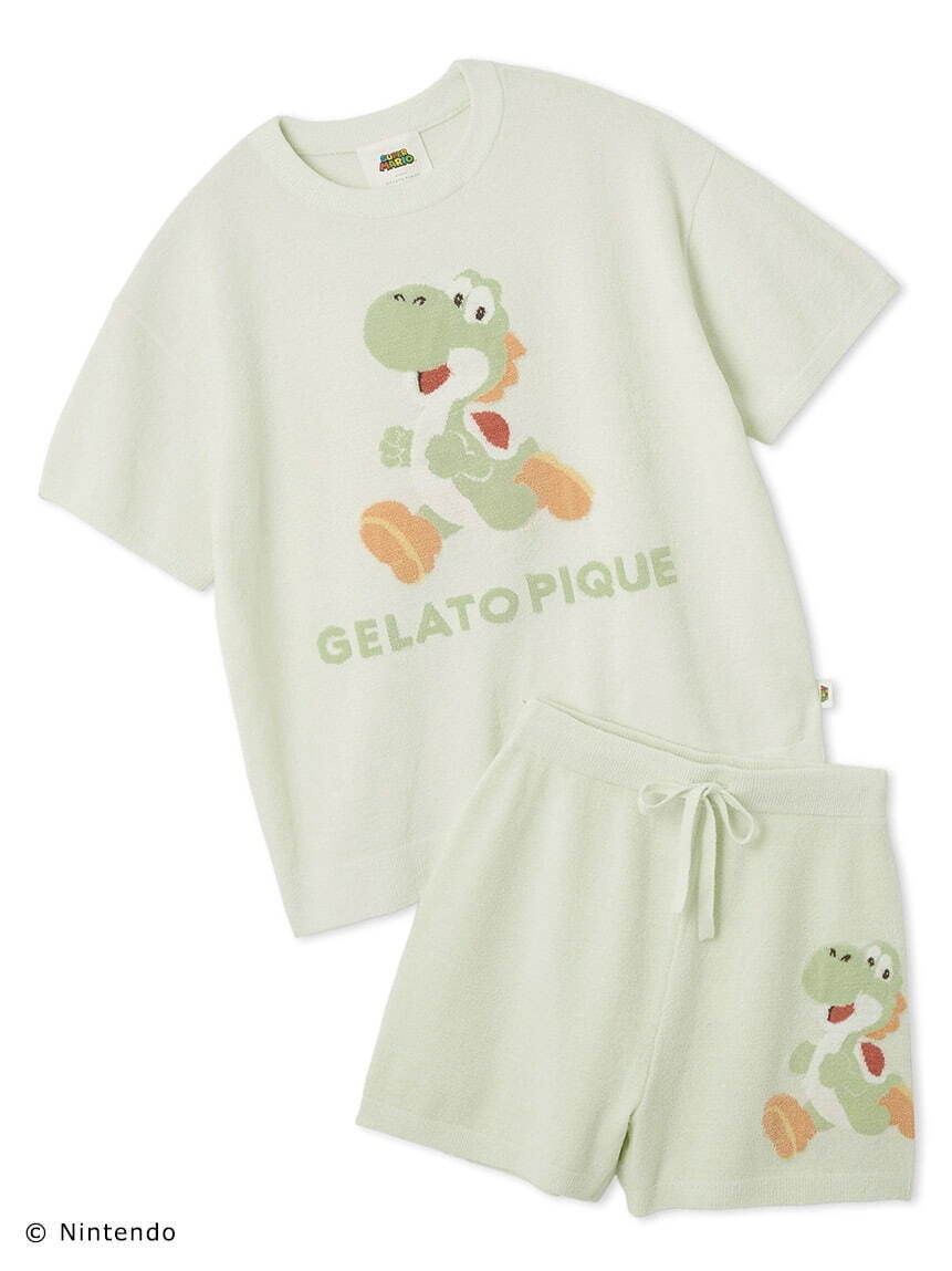 ジェラート ピケ「スーパーマリオ」春色キノピオ＆ヨッシーのルーム