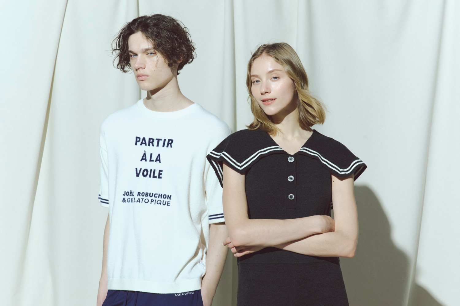 ジェラート ピケ×ジョエル・ロブションの“マリンテイスト”ルームウェア