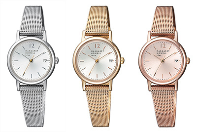 マーガレット・ハウエル アイデアの新作ウォッチ - シンプルながら洗練