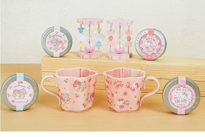 ハローキティのさくらケーキティー＆リトルツインスターズのチェリー