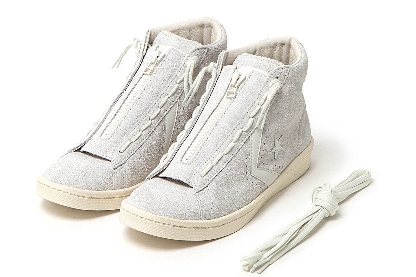 ノンネイティブ×コンバースのスニーカー、「プロレザー」を洗練