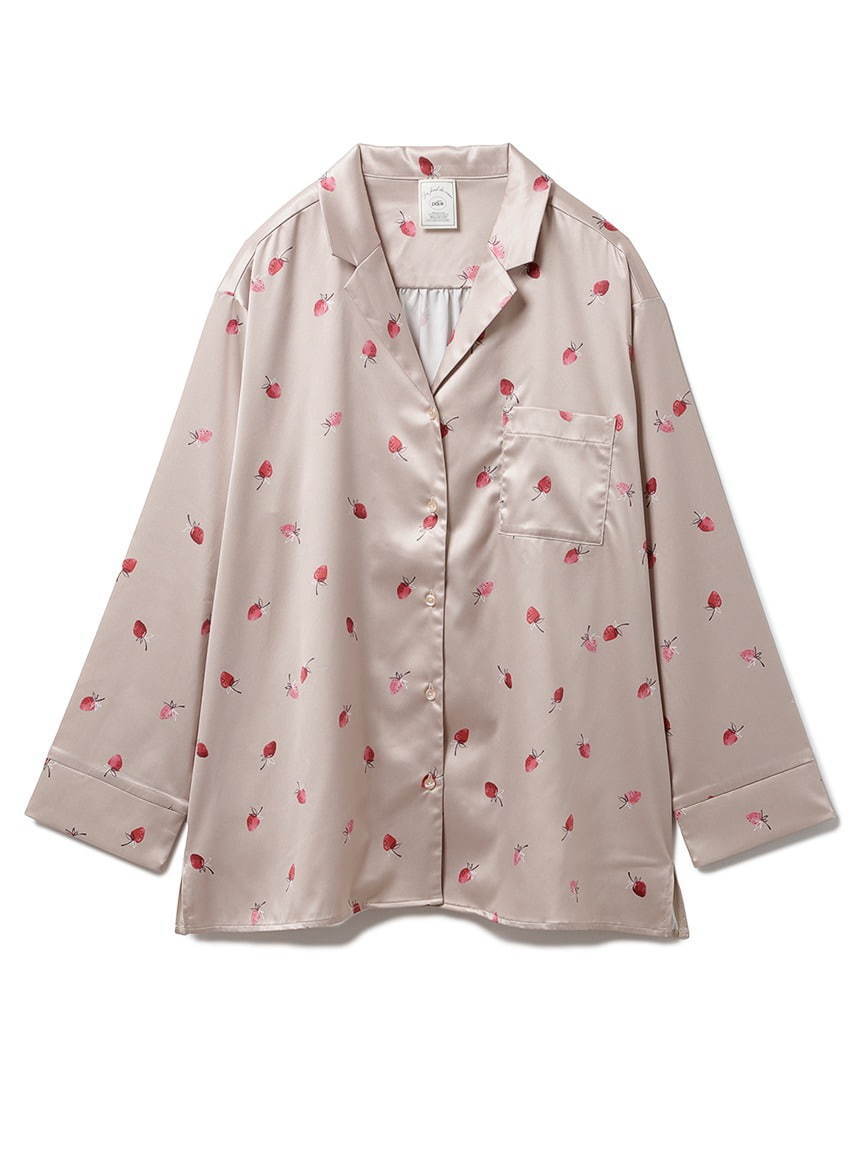 ジェラート ピケの“いちご”ルームウェア、つぶつぶMIXの苺ミルク色