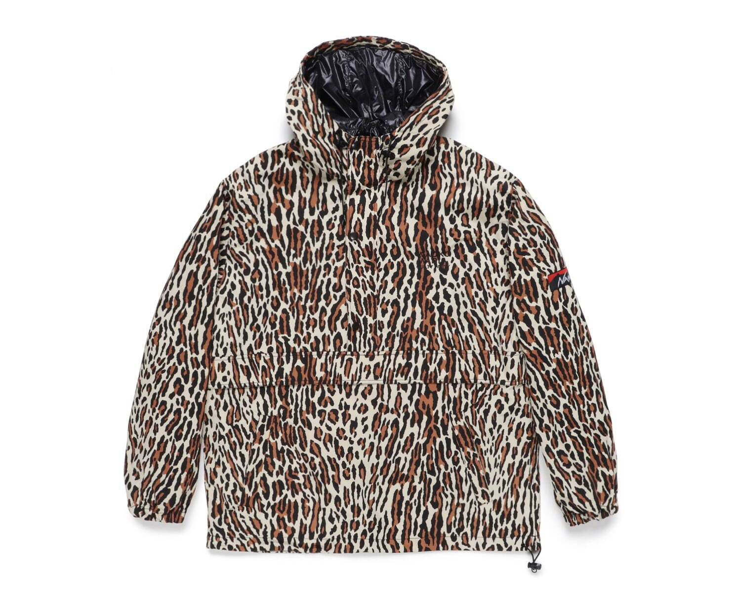 ワコマリア×ナンガ、全面レオパード柄マウンテンパーカーやロゴ刺繍