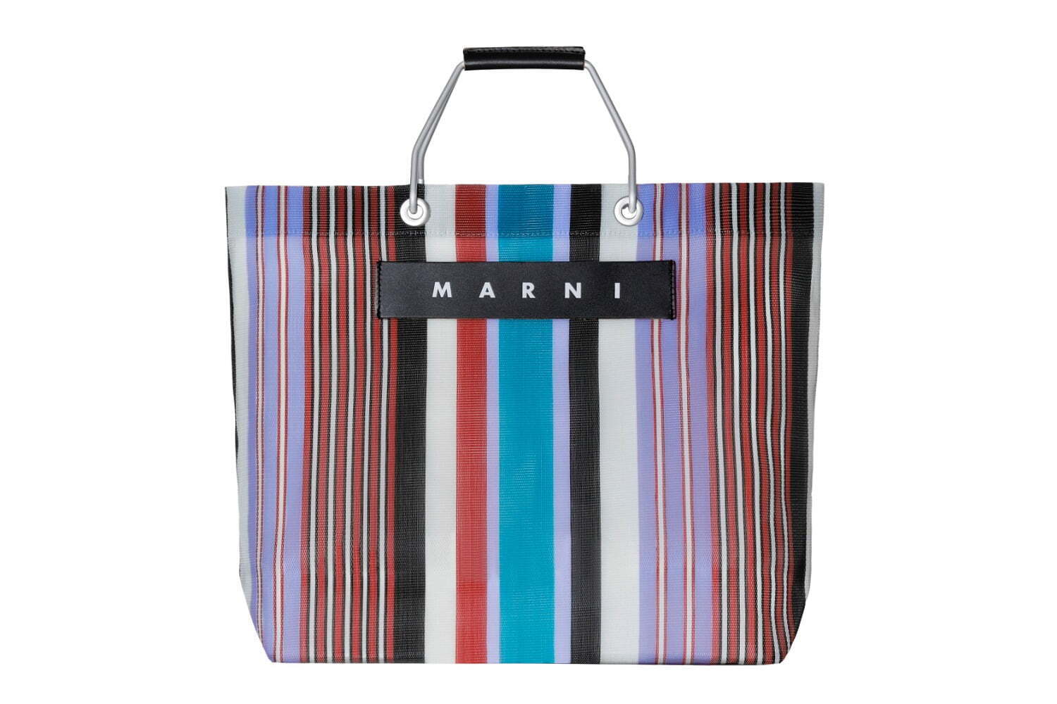 マルニ マーケット「ストライプバッグ」に新色ライトライム、ライム