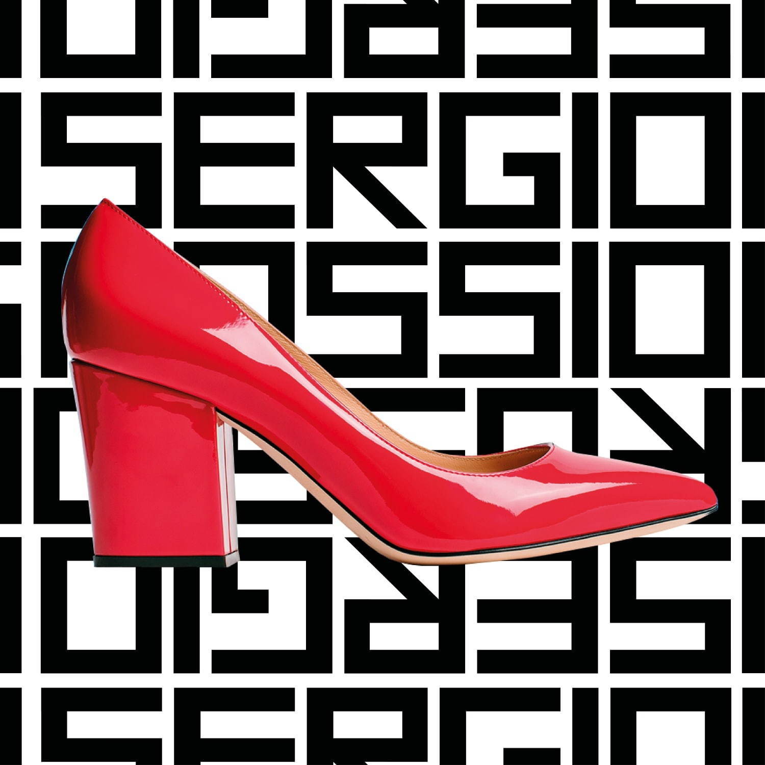 セルジオ ロッシ新作パンプス「セルジオ」日常使いOKなチャンキー