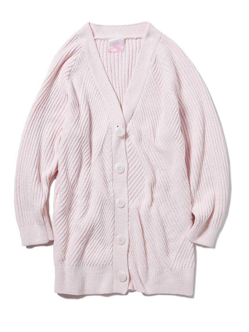 ジェラート ピケ「さくら」モチーフのルームウェア、花びら刺繍入り