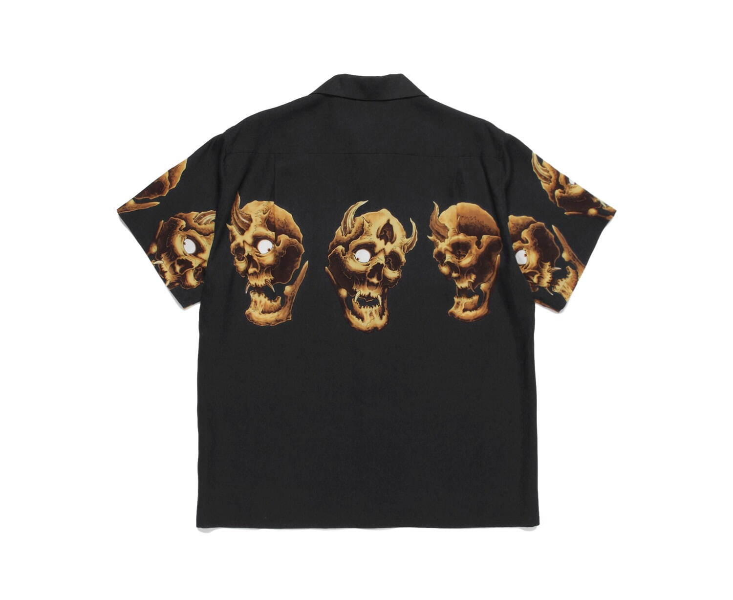 写真10/12｜ワコマリア「鬼スカル」を配したハワイアンシャツ