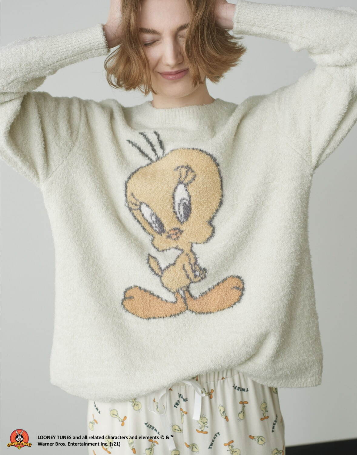 スナイデル ホーム「トゥイーティー」ルームウェア、“ふわふわ”ルーム