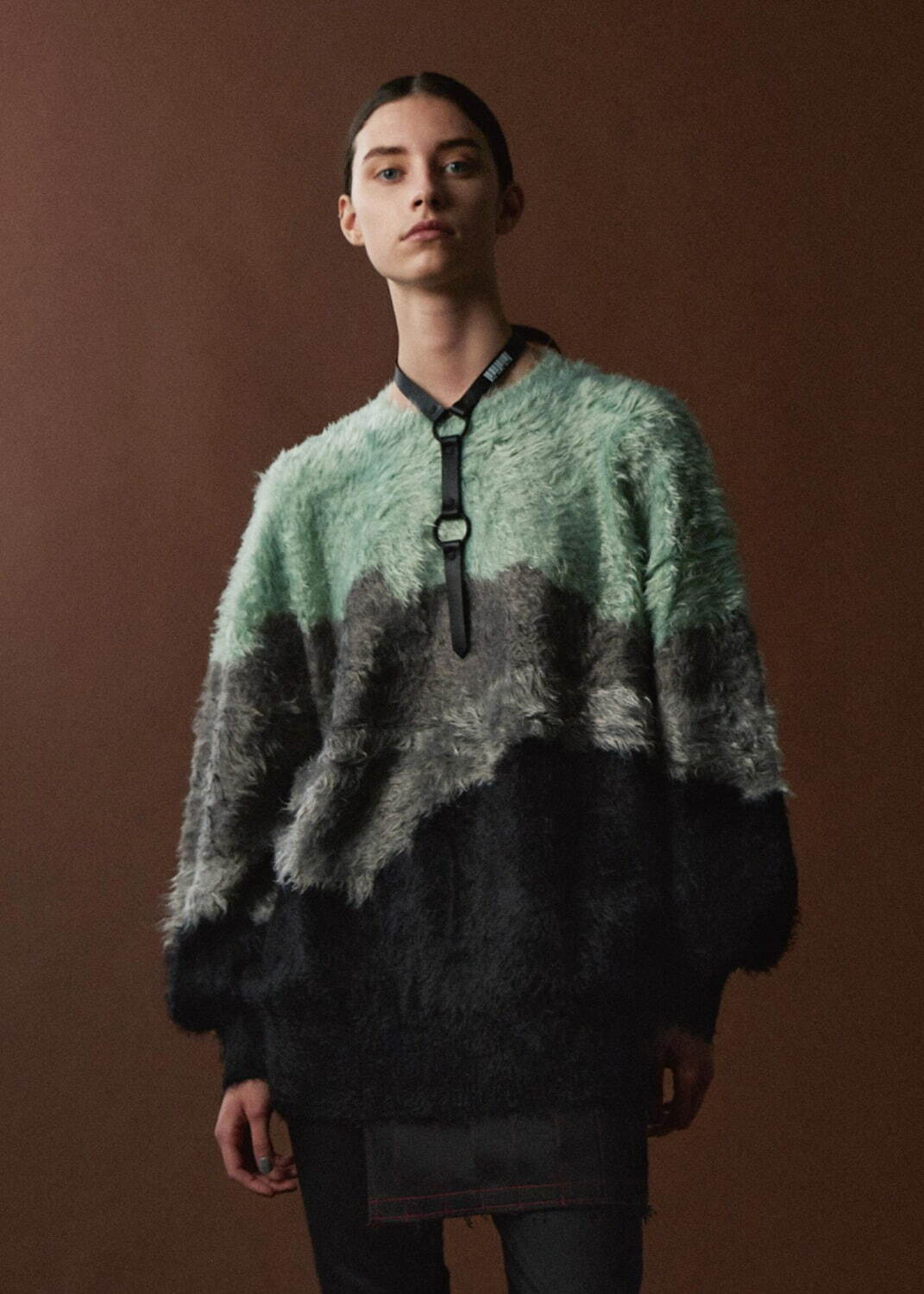 シャリーフの2021秋冬ニット＆プルオーバー、大胆カラーや立体的ゼブラ