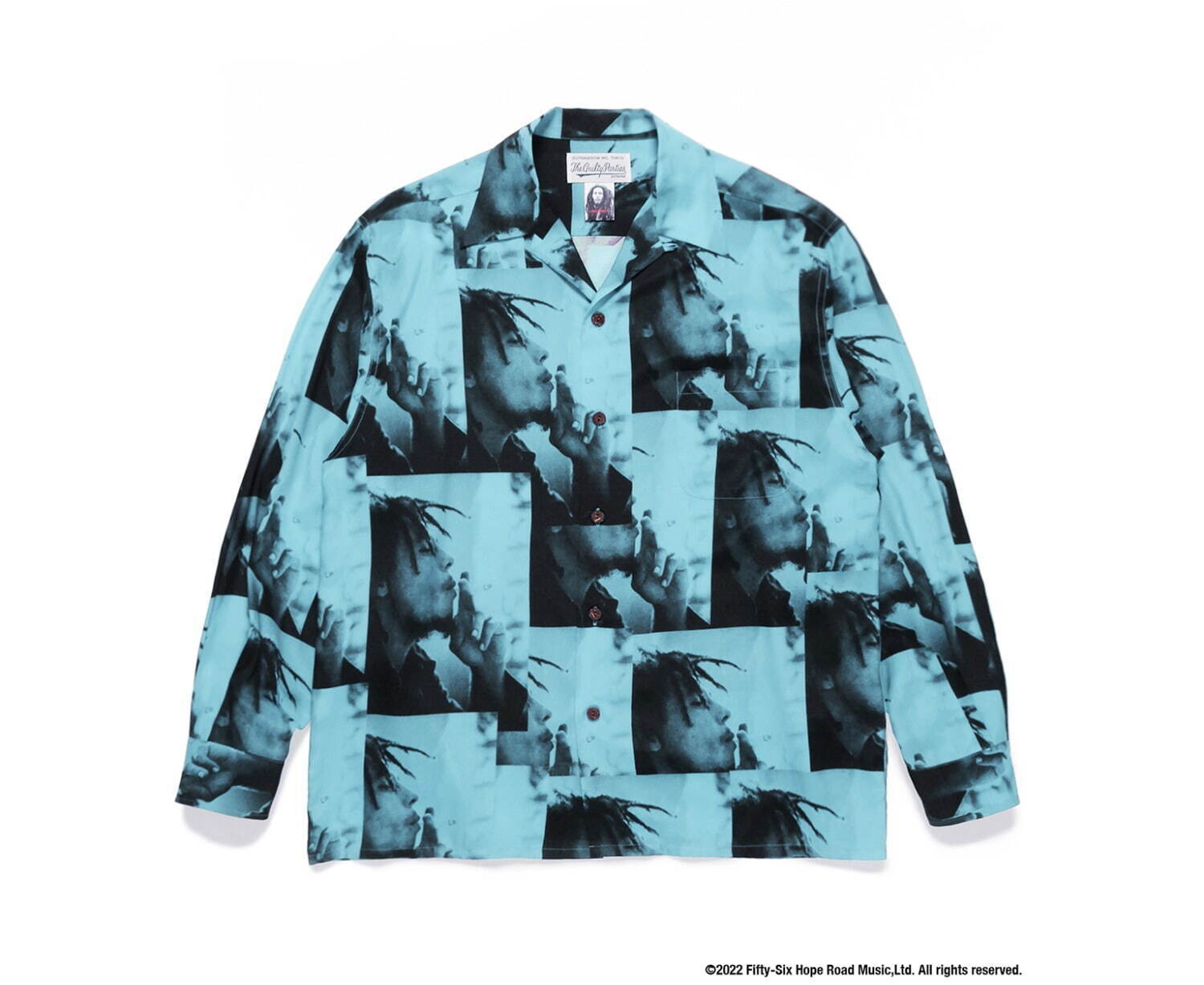 ワコマリア新作ハワイアンシャツ、“レゲエの神様”ボブマーリーのフォト