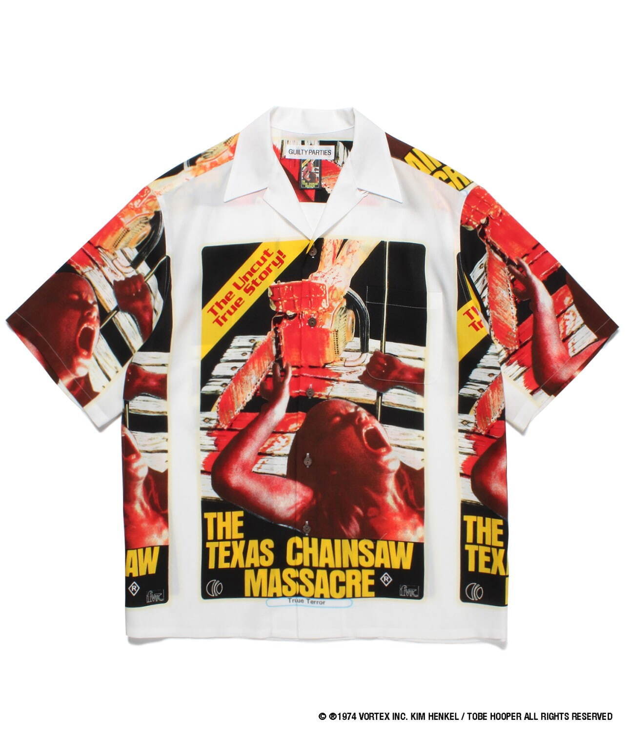 ワコマリア×ホラー映画『悪魔のいけにえ』アロハシャツ、ポスター