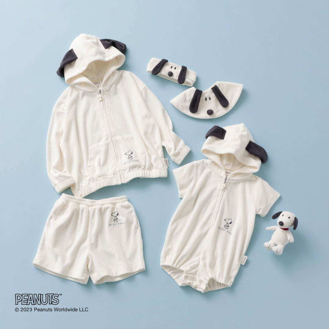 ジェラート ピケ「ピーナッツ」コラボ、スヌーピーの耳付きルーム