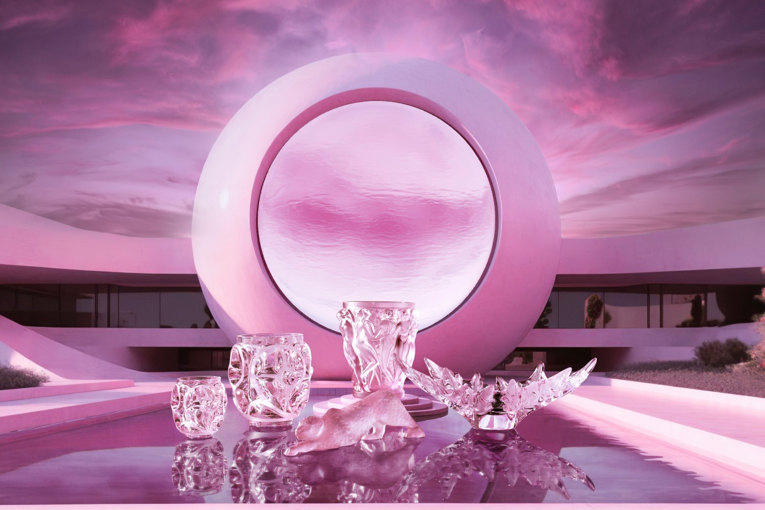 LALIQUE ラリック/ アネモネの花/ ペーパーウェイト /インテリア小物