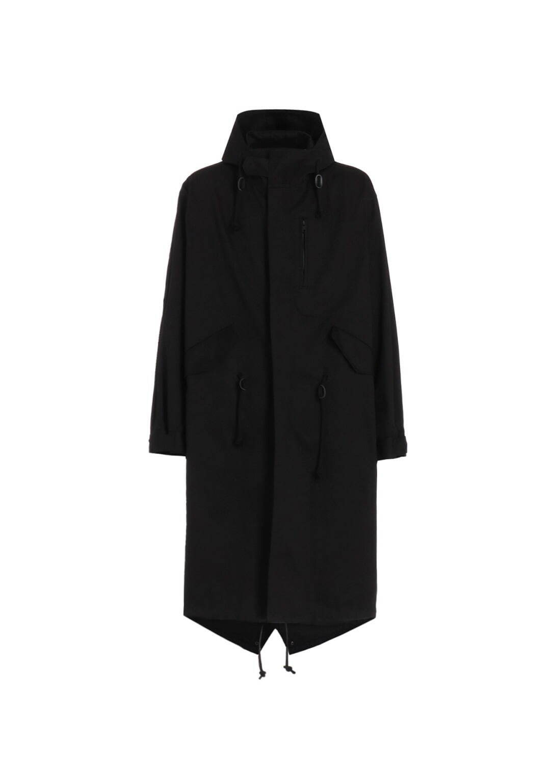 ワイルドサイド ヨウジヤマモト新作ウェア、コットン生地のモッズ