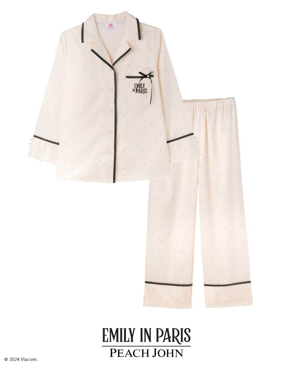 ピーチ・ジョン「エミリー、パリへ行く」コラボ、“くしゅくしゅ”レース