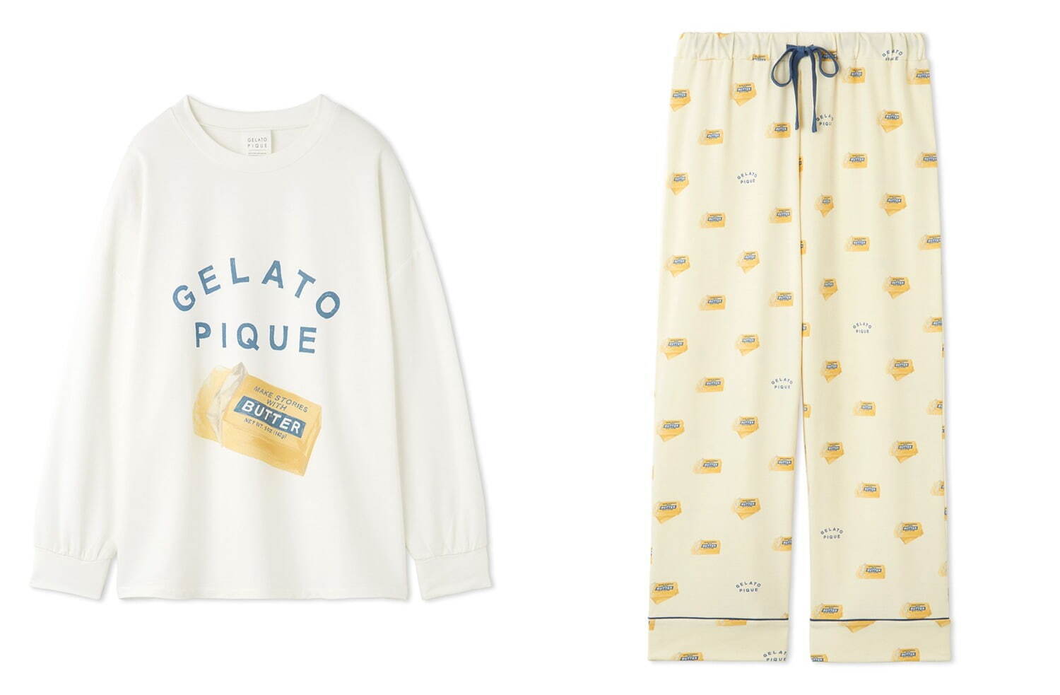 ジェラート ピケ「バター＆アップルパイ」ルームウェア、“まるでパイ