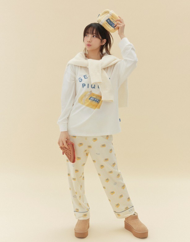 ジェラート ピケ「バター＆アップルパイ」ルームウェア、“まるでパイ