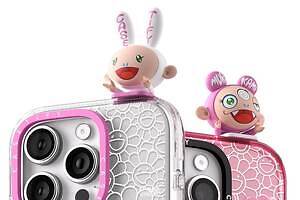 ケースティファイ×村上隆「カイカイ＆キキ」のピンクスマホケース