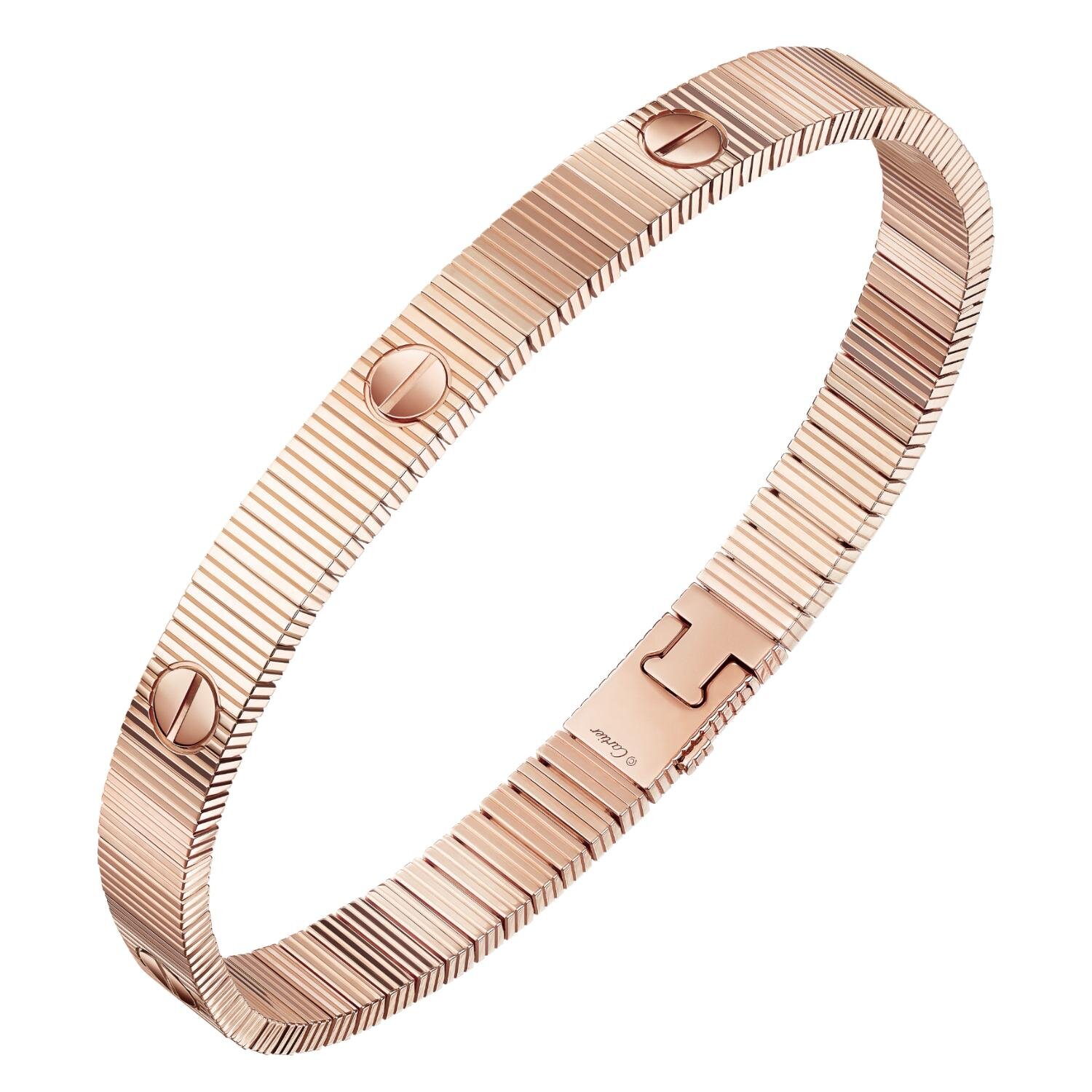 カルティエ「ラブ アンリミテッド」ゴールドリンク連なるブレスレット