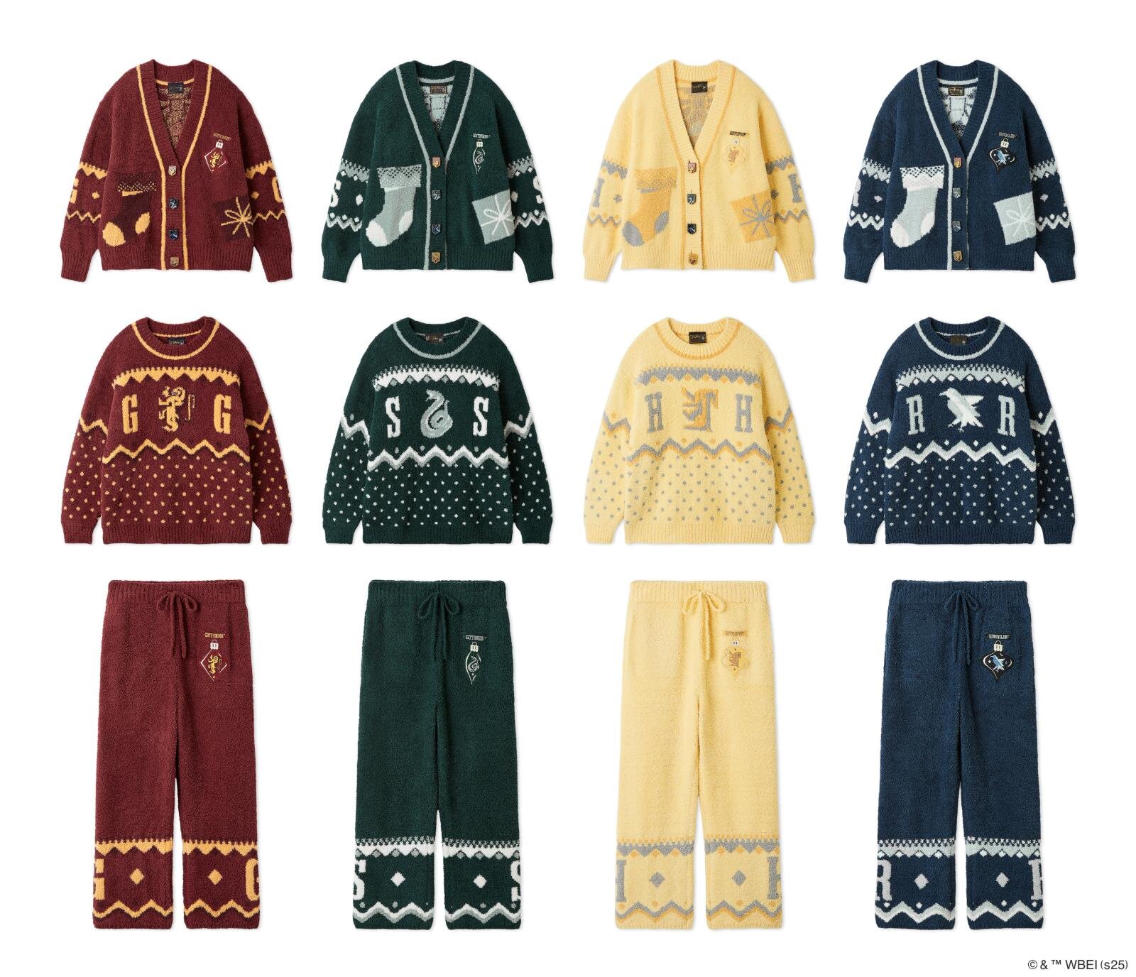 スナイデル ホーム「ハリー・ポッター」ルームウェア、制服風ニット