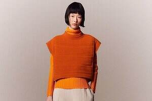 プリーツ プリーズ イッセイ ミヤケ(PLEATS PLEASE ISSEY MIYAKE)着用