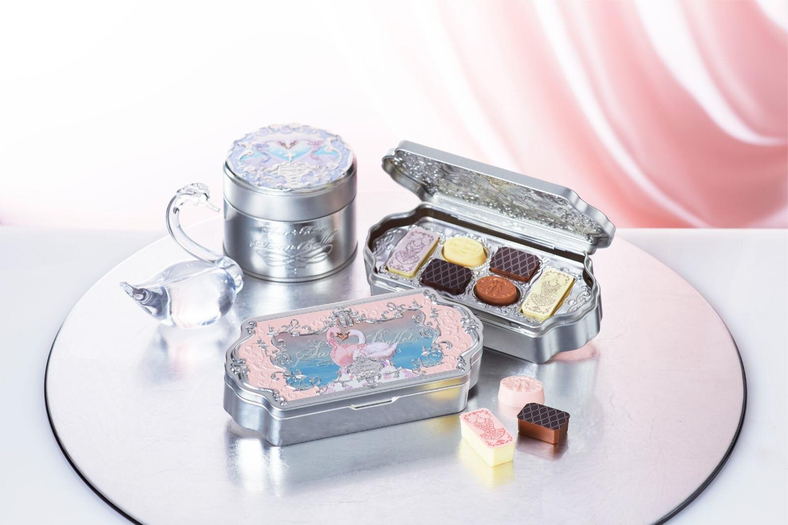 ゴンチャロフ26年バレンタイン「月光人魚＆スワンバレエ」のチョコ