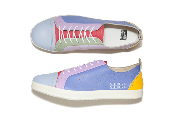 オニツカタイガー「渋谷の街」がモチーフの100足限定スニーカー、側面