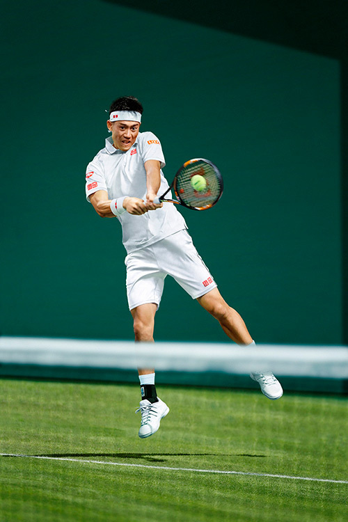 ユニクロ、錦織圭選手全英オープンテニス 2017着用ゲームウエアを限定