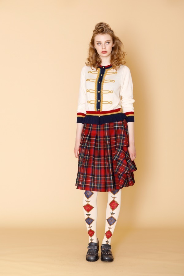 ジェーンマープルよりタータンチェックジャケット＆スカート登場、3種