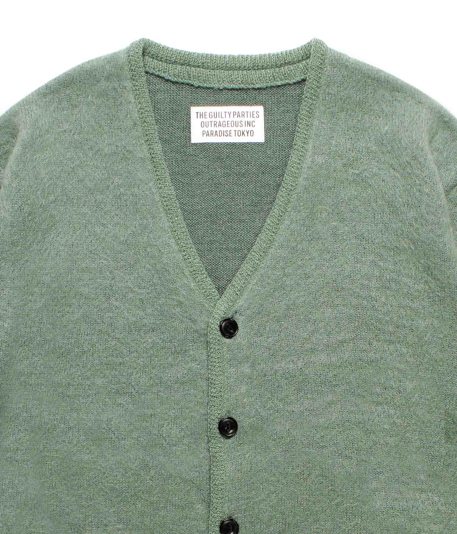 ワコマリアが直営店限定アイテムを発売、モヘアカーディガンを5色で展開