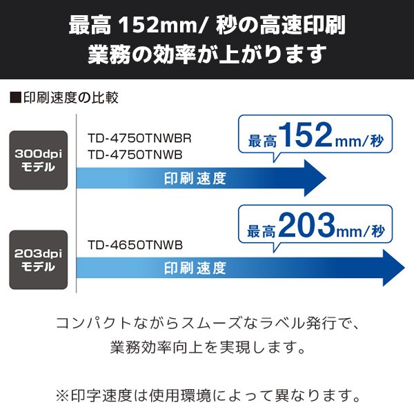TD-4750TNWB ブラザー brother 熱転写 ラベルプリンター ハイエンド