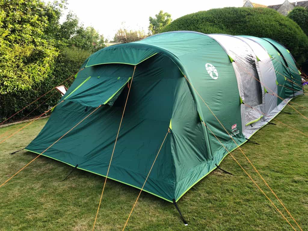 Coleman Valdes 6 Person Inflatable Tent Review • Family Travel Tips