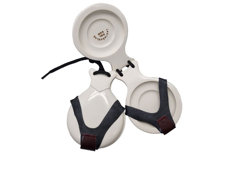 黒ベインガラス製カスタネット | FlamencoExport