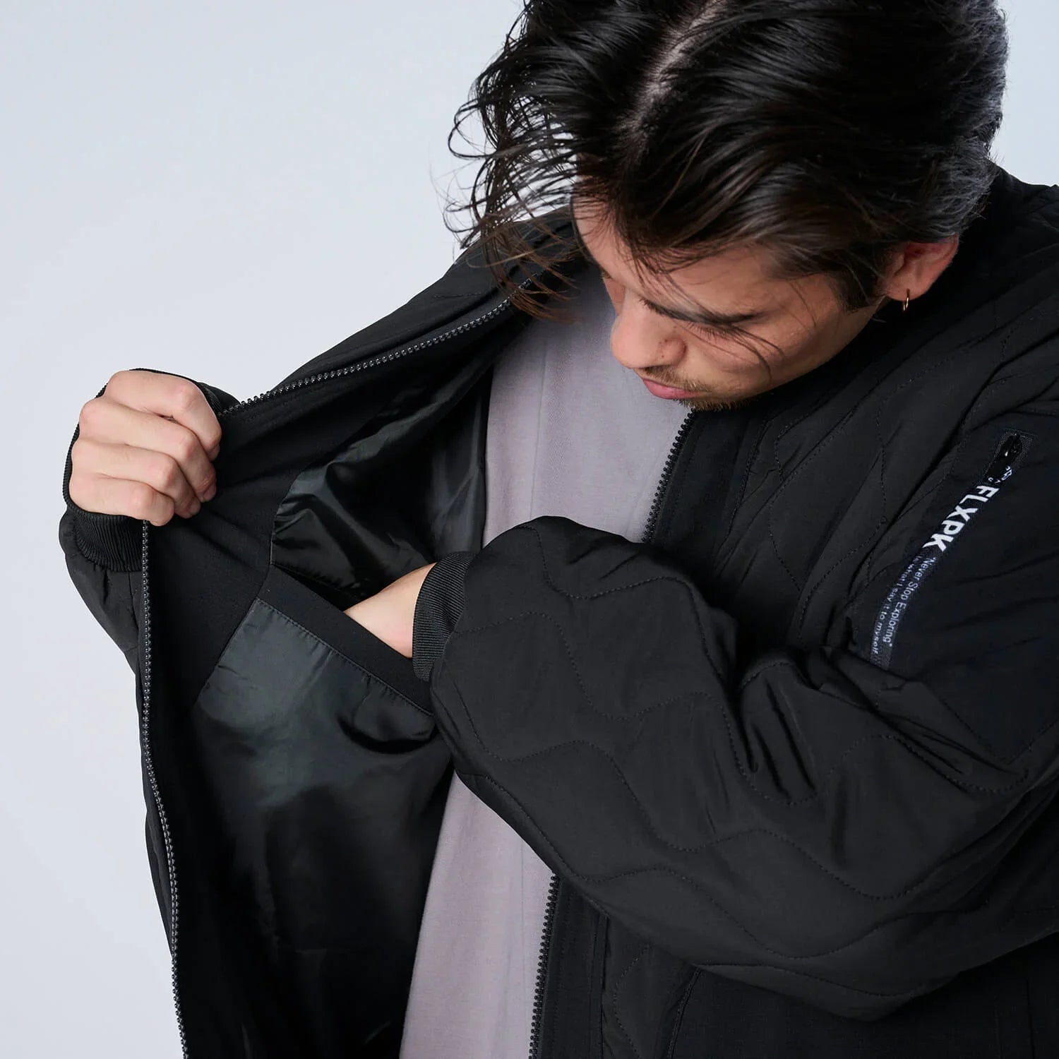 XJK-KILT（ストレッチ中綿キルティングジャケット）BEIGE - OUTERWEAR