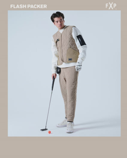 XP-KILT（ストレッチ中綿キルティングパンツ）BEIGE - BOTTOMS