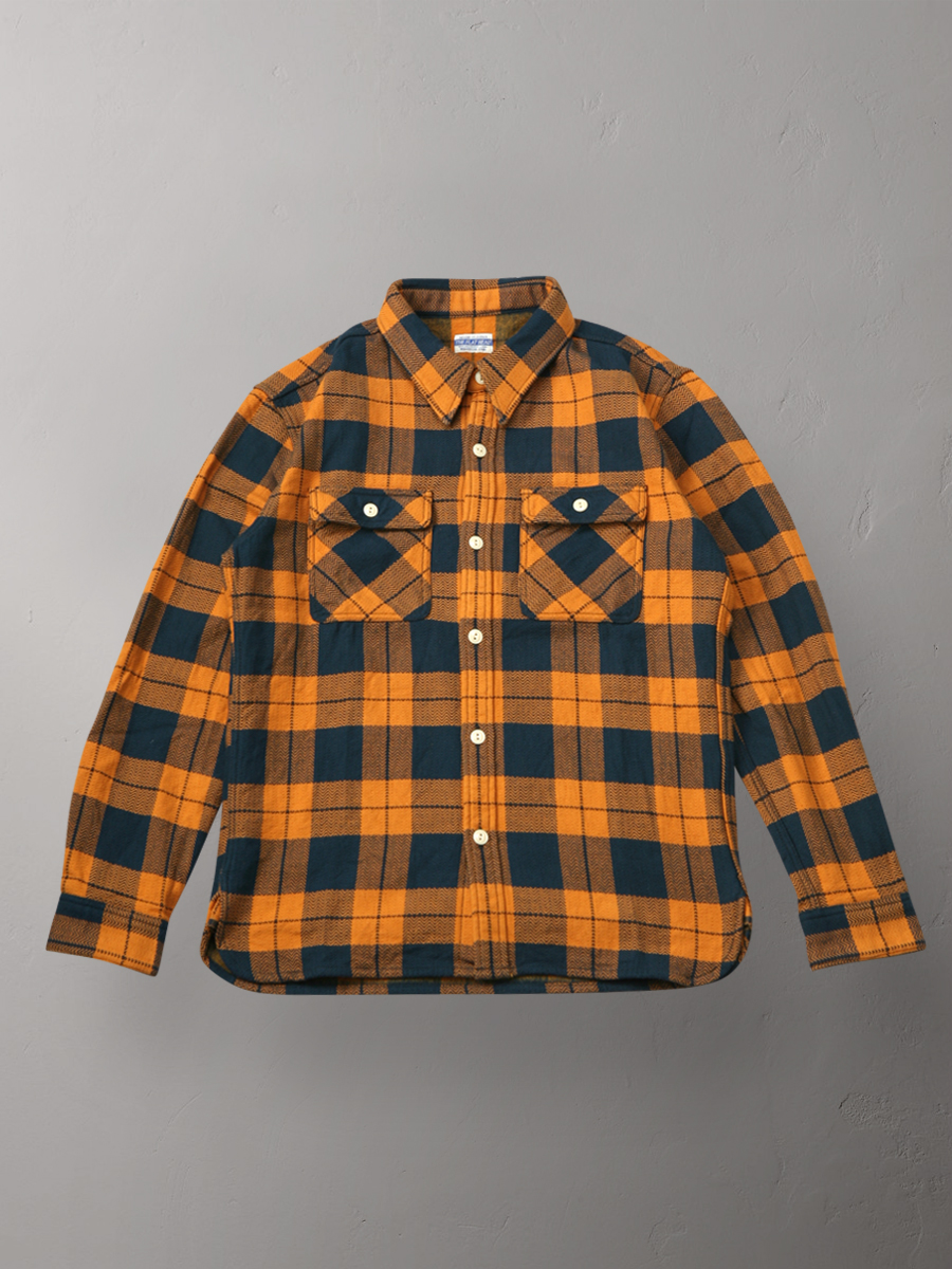 ブロックチェック ネルシャツ FN-SNR-001L | THE FLAT HEAD