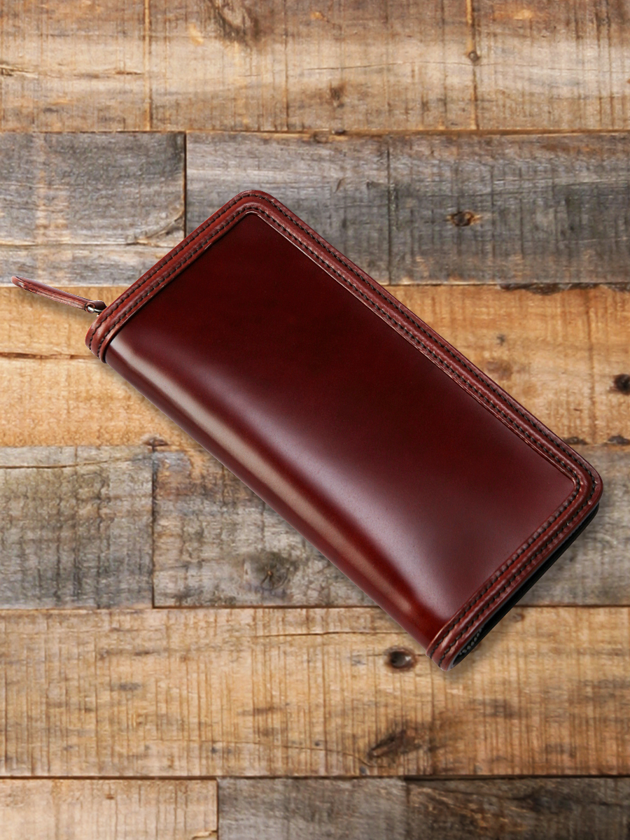 コードバン 多脂革 フルジップウォレット FN-WLZ1-3Z | THE FLAT HEAD