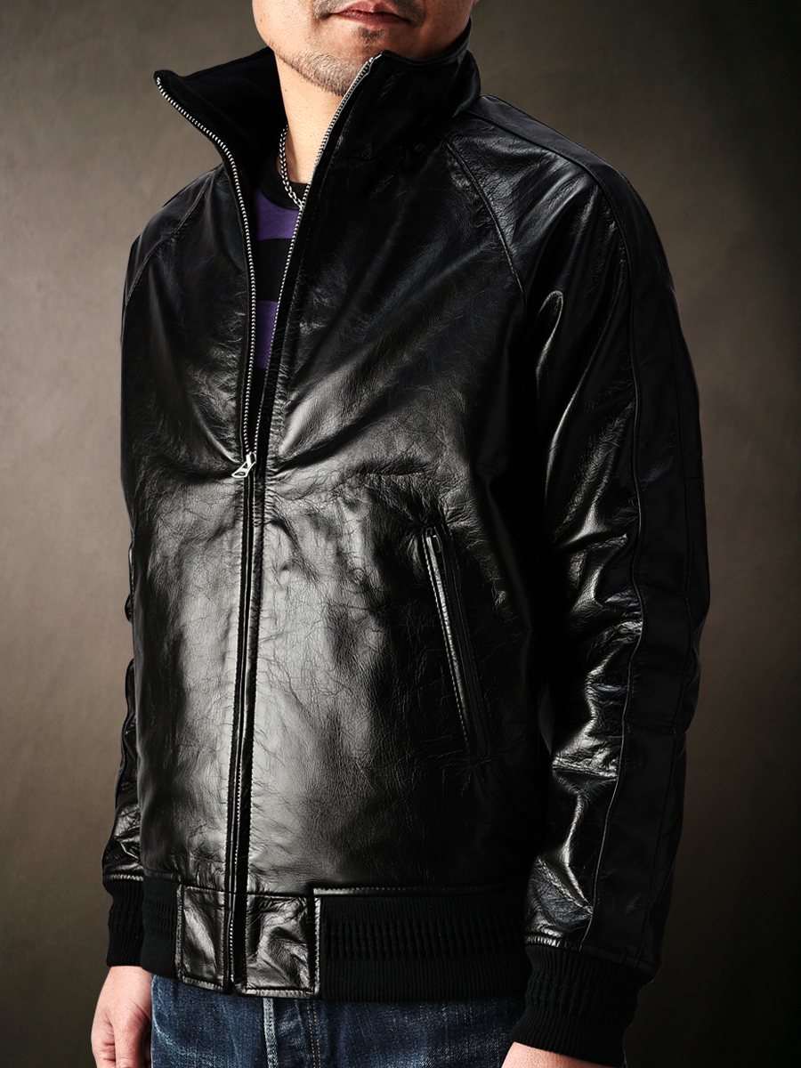 ホースハイド トラックジャケット FN-LJ-HT001 | THE FLAT HEAD