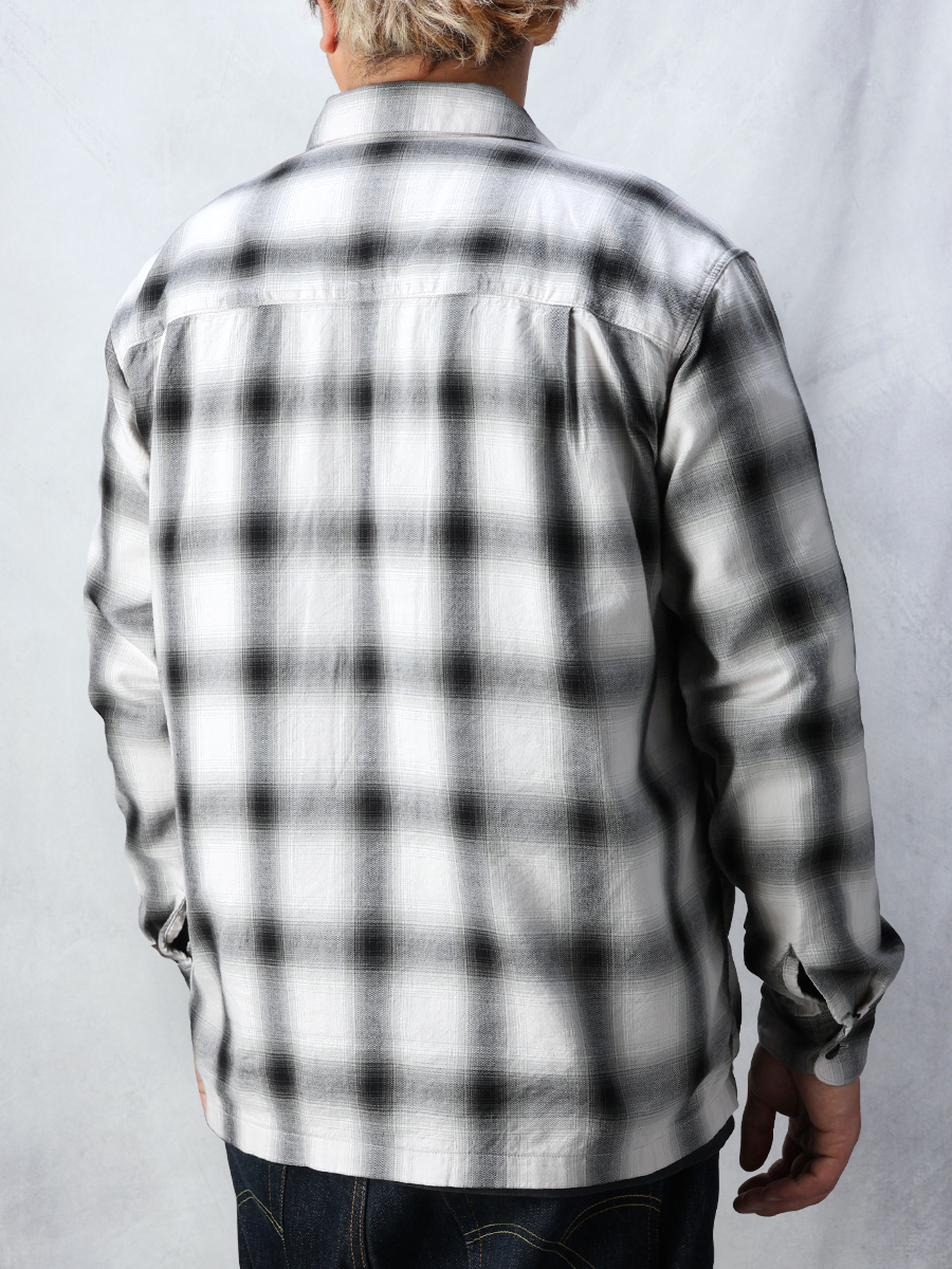 オンブレチェックシャツ FN-SCR-015L | THE FLAT HEAD
