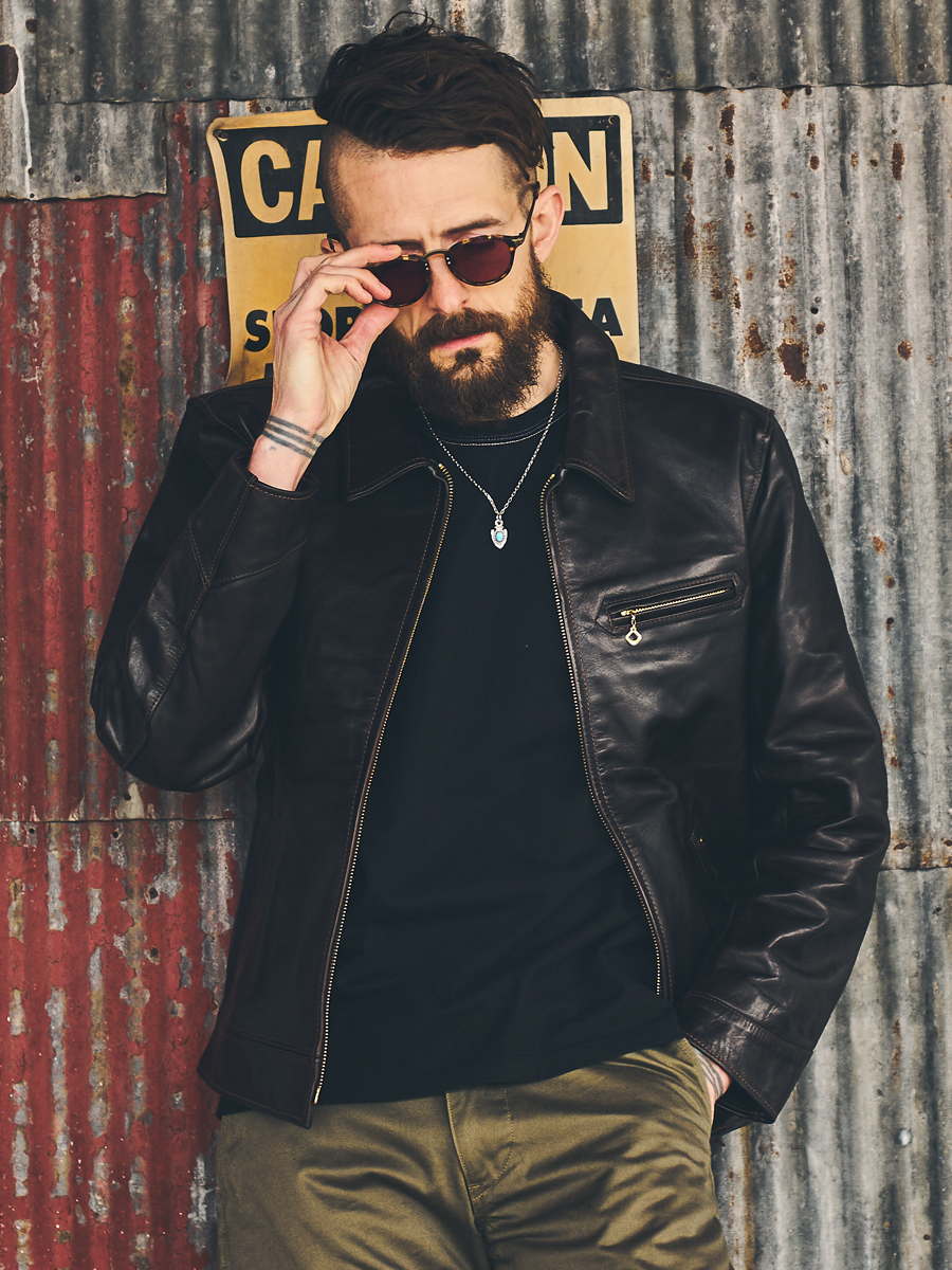 ホースハイド シングルジャケット FN-LJ-HS001 | THE FLAT HEAD