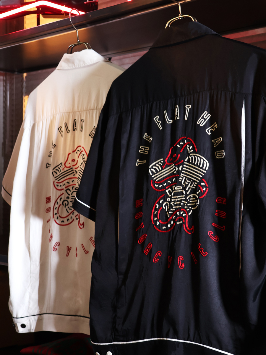 直営店限定 ボーリングシャツ FN-SRO-008SB | THE FLAT HEAD